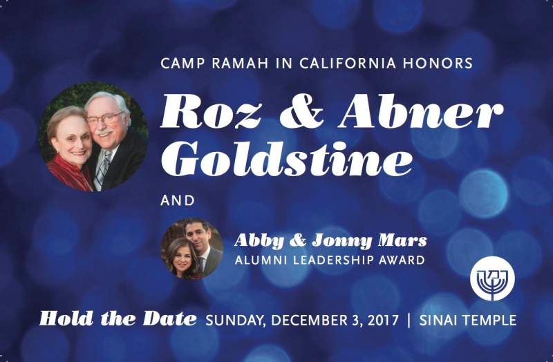 Camp Ramah in California Honors Roz & Abner Goldstine