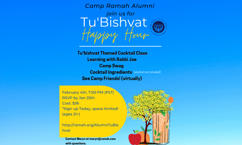 Alumni Tu’Bishvat Happy Hour